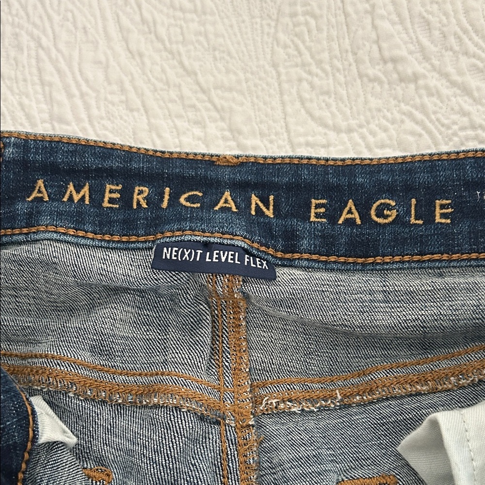American Eagle Outfitters Men's Straight Jeans - Blue